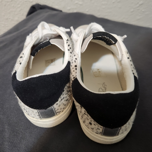 Womens Vici 7.5 Sparkle Leaopard Star Seaker Shoes - Picture 5 of 6